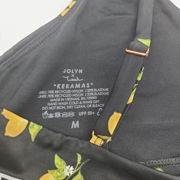 NWT Jolyn Keramas Bikini Top, Lemon Drop, Size Medium - Picture 6 of 6